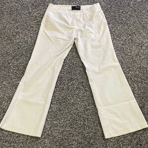 Willi Smith Women's White Flare Pants (6)